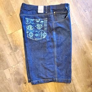 Mens jean shorts y2k